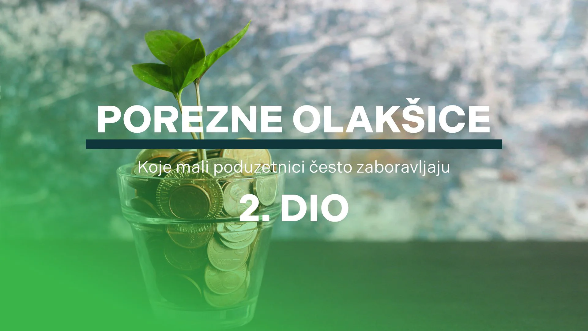 Porezne olakšice – 2. dio